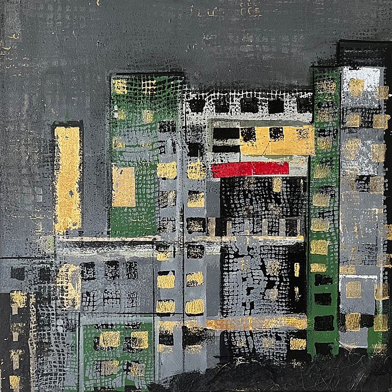 De Dansende Stad serie 3 IV 30x30cm
