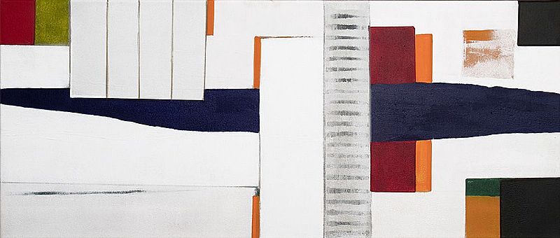Lijnen in het landschap II 70x30cm