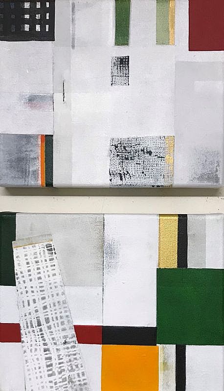 Ruimte ontwaakt I en II 30x24cm *