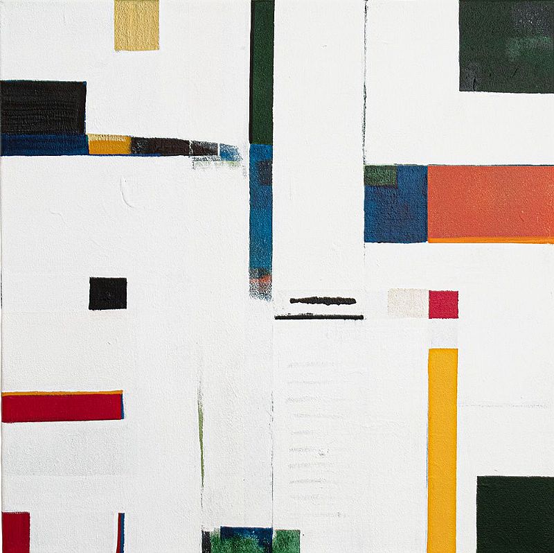 Ruimte ontwaakt in wit 50x50cm