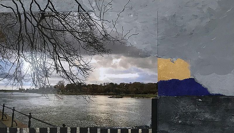 De Rivier I, 30x20cm