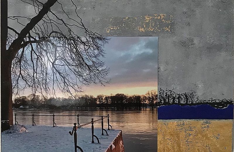 De Rivier II, 30x20cm