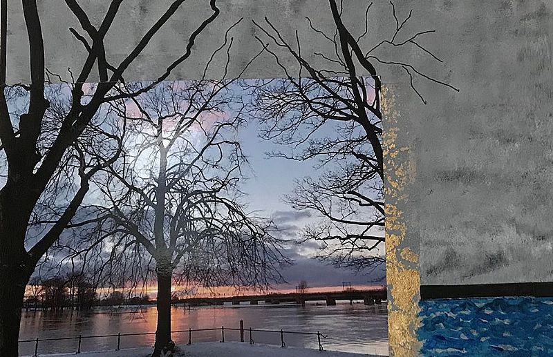 De Rivier IV, 30x20cm