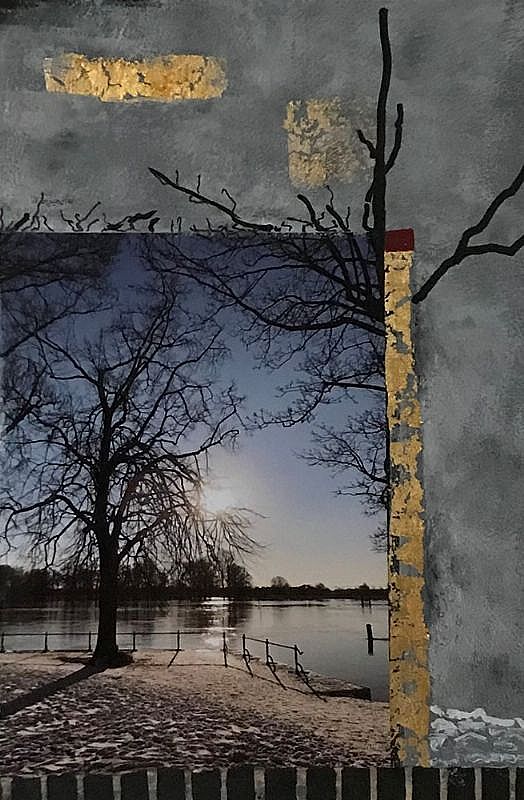 De Rivier V, 20x30cm