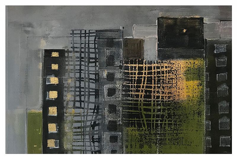 De dansende stad 30x20cm *