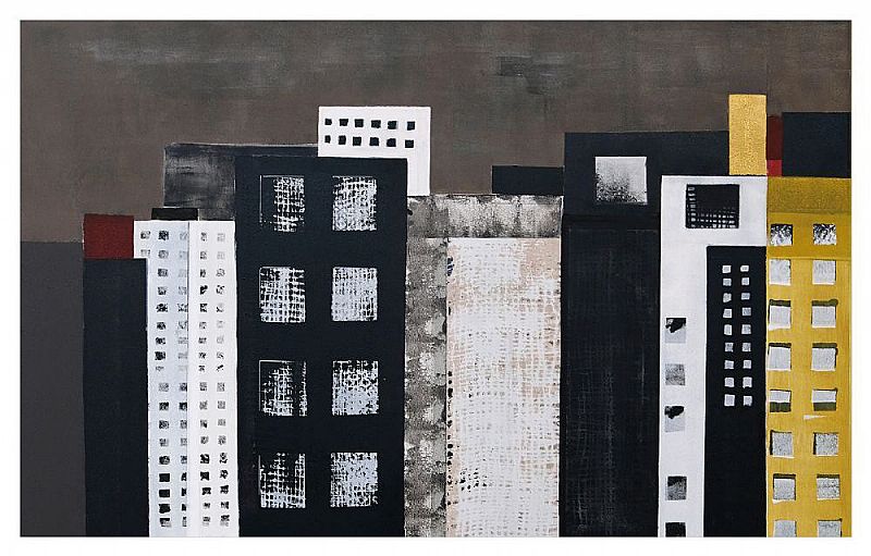 De stille stad II 100x62cm