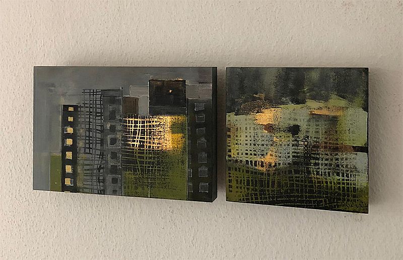 De dansende stad I en II 20x30cm *
