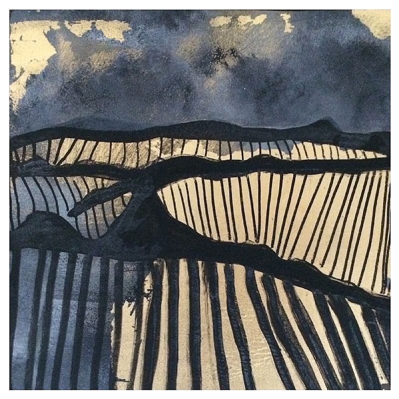 Zuidelijk Landschap VIII*, 20x20cm