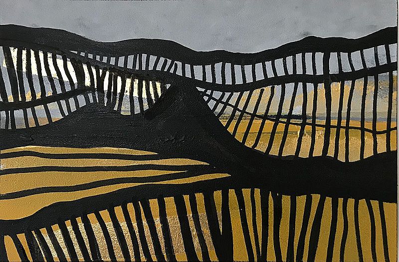 Zuidelijk Landschap V, 30x20cm