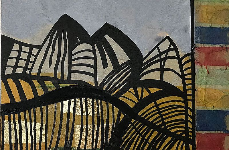 Zuidelijk Landschap II, 30x20cm